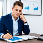 A professional Consumer Expert Technology in a modest business suit, seated at a sleek modern desk in a bright, contemporary office, engaged in a focused consultation. On the desk, there is a tablet displaying a technical diagram and a legal textbook. The expert has a welcoming yet knowledgeable expression, gesturing subtly as if explaining a complex concept clearly to an unseen client. The background features blurred smart home devices and a subtle infographic on data privacy. Fully clothed, appropriate attire, safe for work, professional, perfect anatomy, correct proportions, natural pose, well-formed hands, proper finger count, natural body proportions, appropriate content.