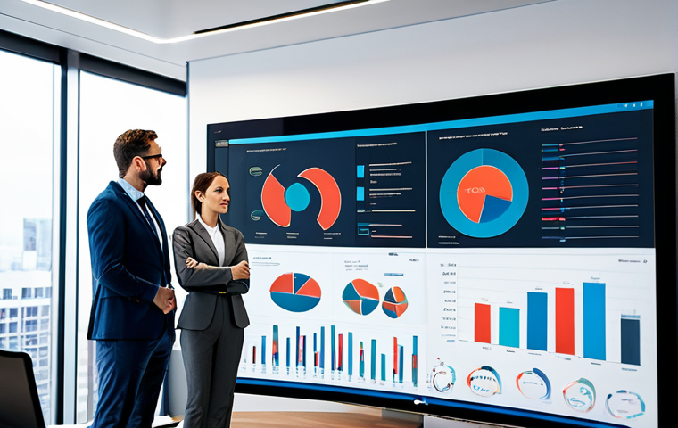 Data-Driven Decision Making**

"A modern office environment, showcasing a diverse team analyzing data visualizations on large screens, fully clothed in professional attire, safe for work, appropriate content, perfect anatomy, natural proportions, professional, data charts, team collaboration, well-lit, family-friendly."

**