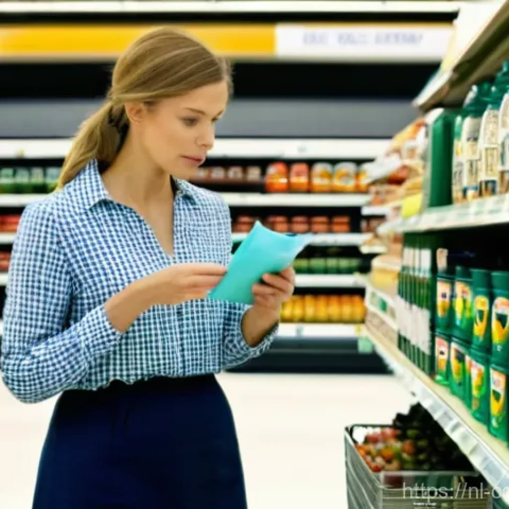 소비자 행동 분석을 통한 시장 변화 탐구 - **Prompt:** A realistic, medium shot of a Dutch woman in her late 30s, dressed in smart casual, prac...