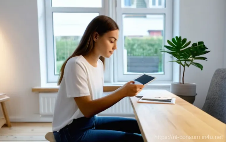 소비자 보호와 관련된 최신 연구 논문과 사례 연구와 분석 - **Prompt:** A young Dutch woman in her late 20s, dressed in casual yet stylish clothes, sits comfort...