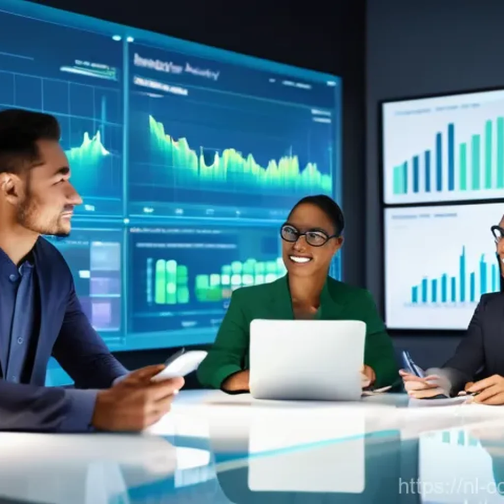 소비자 행동 데이터 기반 전략 수립 - **Prompt:** A diverse group of marketing professionals (male and female, various ethnicities, all we...