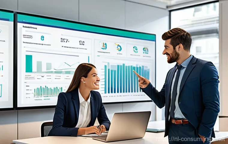 소비자중심 경영 인증 준비 과정 - **Prompt 1: Exceptional Customer Service Interaction**
    "A brightly lit, modern customer service ...