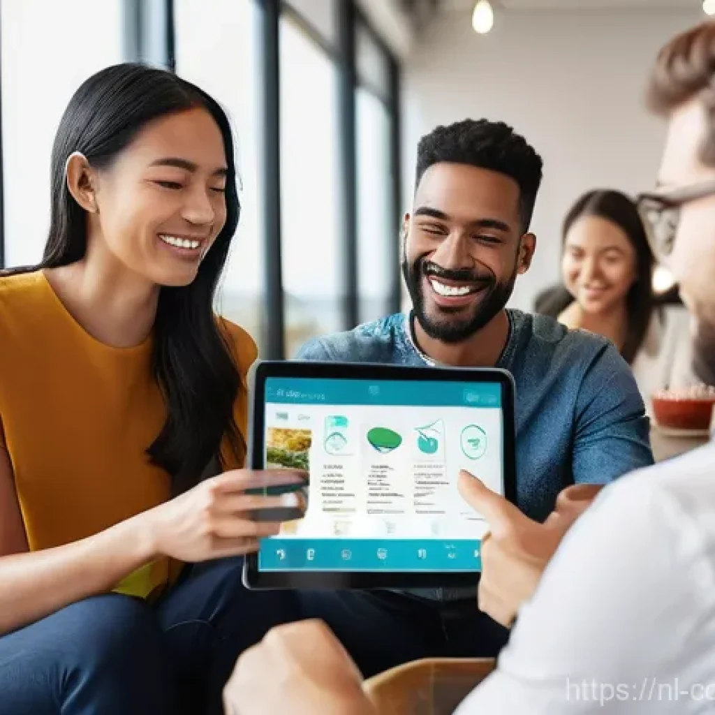 소비자 행동 데이터 분석과 서비스 디자인 - **Prompt: The Seamlessly Personalized Digital Experience**
    A group of diverse individuals, rangi...