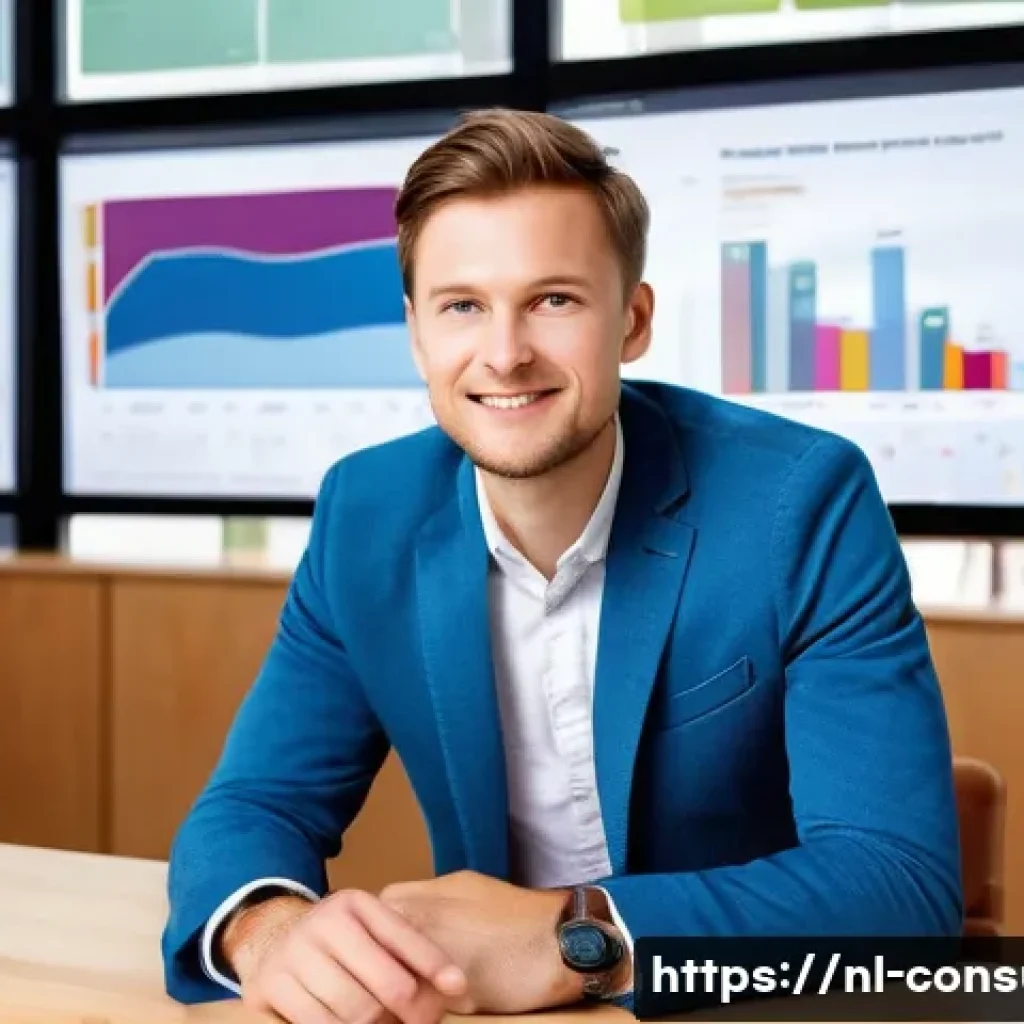 소비자 행동 데이터 시각화 사례 - **"Aha!" Moment: From Data Overload to Clear Insights**
    "A young Dutch male entrepreneur, in his...