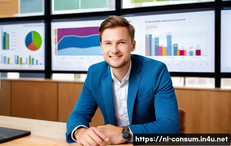 소비자 행동 데이터 시각화 사례 - **"Aha!" Moment: From Data Overload to Clear Insights**
    "A young Dutch male entrepreneur, in his...